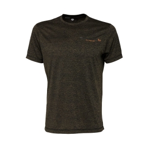 Tričko SG Fighter Stretch Burnt Olive Melange XL