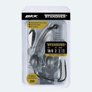 Háčky BKK Titan Diver+ s obc 1/0 1,8g 2ks