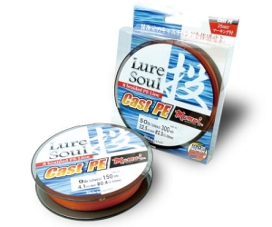 MOMOI Lure Soul CAST P.E. pletená šňůra 0,23mm 150m