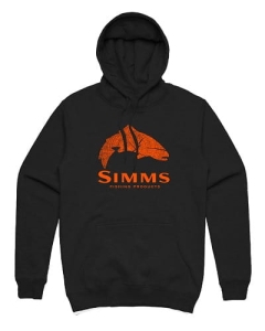 Mikina Simms Wood Trout Fill Hoody Black M