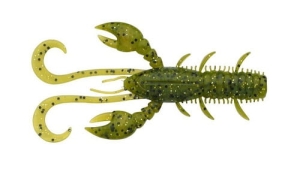 Pulse Realistic Craw Hollow Green Olive 10cm 6ks