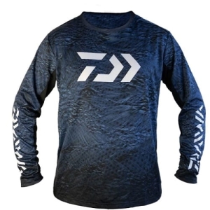 Daiwa tričko D-Vec Sunp LS Shirt Navy S