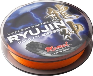 MOMOI Ryujin pletená šňůra 0,20 mm 16Kg 300m oranžová