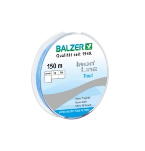 Balzer Iron Line Trout Blue 150m 0,06mm pletená šňůra