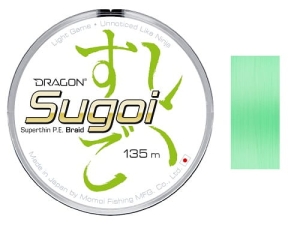 Opletený drak Sugoi 0,052mm 3,65kg Fluo zelená
