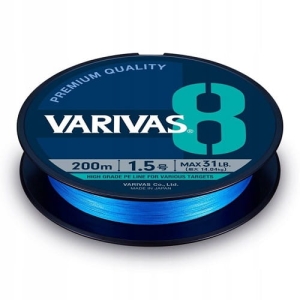 Prýmek Varivas8 PE #1 - 150m - 20lb - modrý