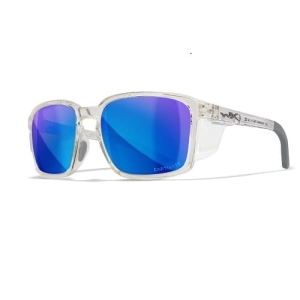 Wiley X ALFA Capt modrý zrcadlový lesk Clear Crystal