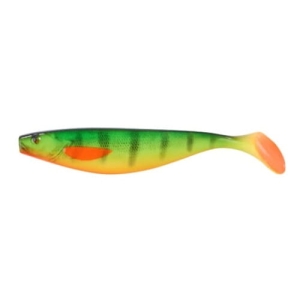 BALZER Shirasu 3D Shad 10cm ohnivý okoun 1ks