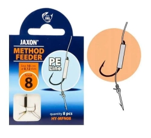 Jaxon Hooks with Braided Leaders Needle#8 0.12mm Jaxon Hooks with Braided Leaders Needle#8 0.12mm