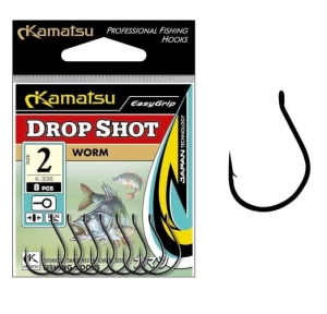 KAMATSU WORM DROP SHOT Háček K-336 #1 8ks