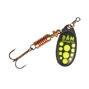 DAM Effzett Standard Spinner Black Yellow 10g