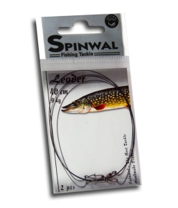 Návazce Spinwal 40cm 9kg 2ks.