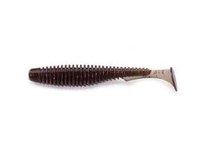 FishUP U-Shad 5cm #050 Zelená dýně hnědá červená fialová 10ks